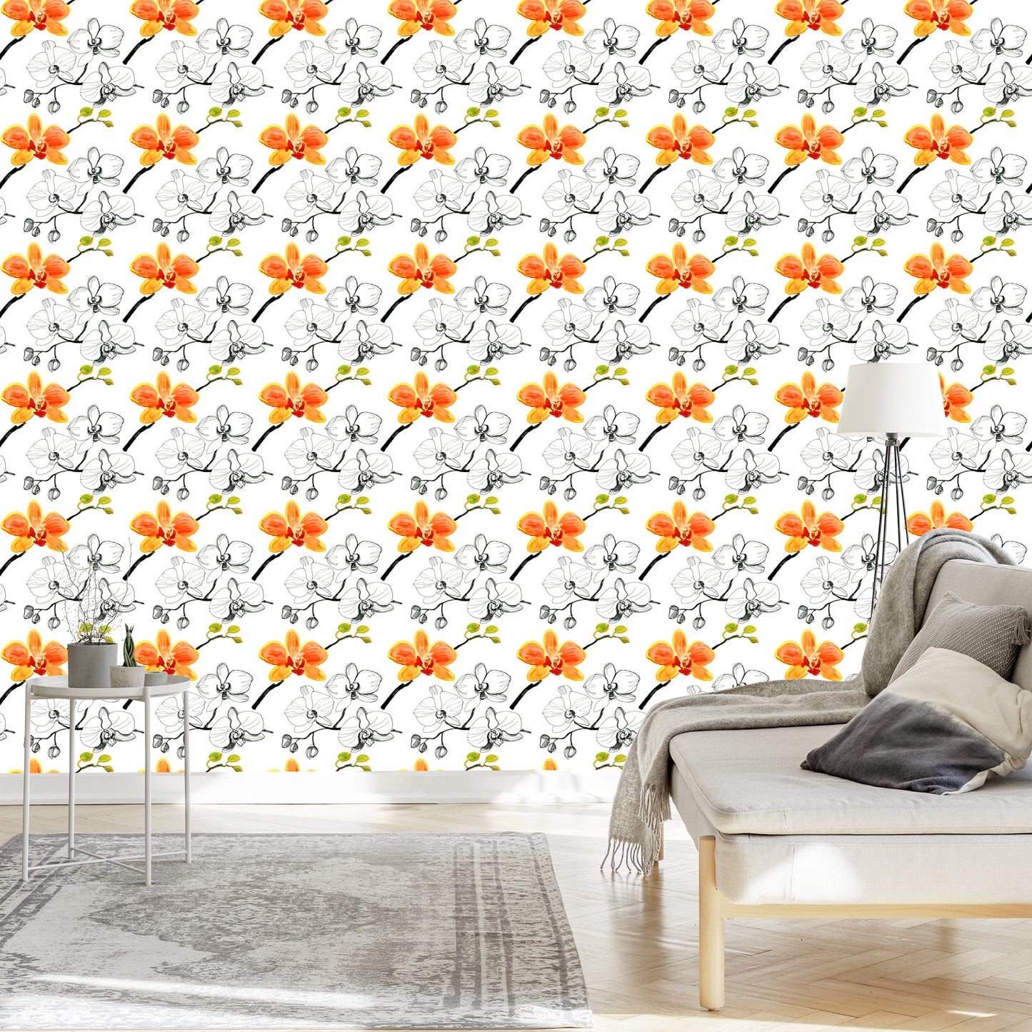 Wallpaper For The Salon Flowers Orchids Orchid Nature