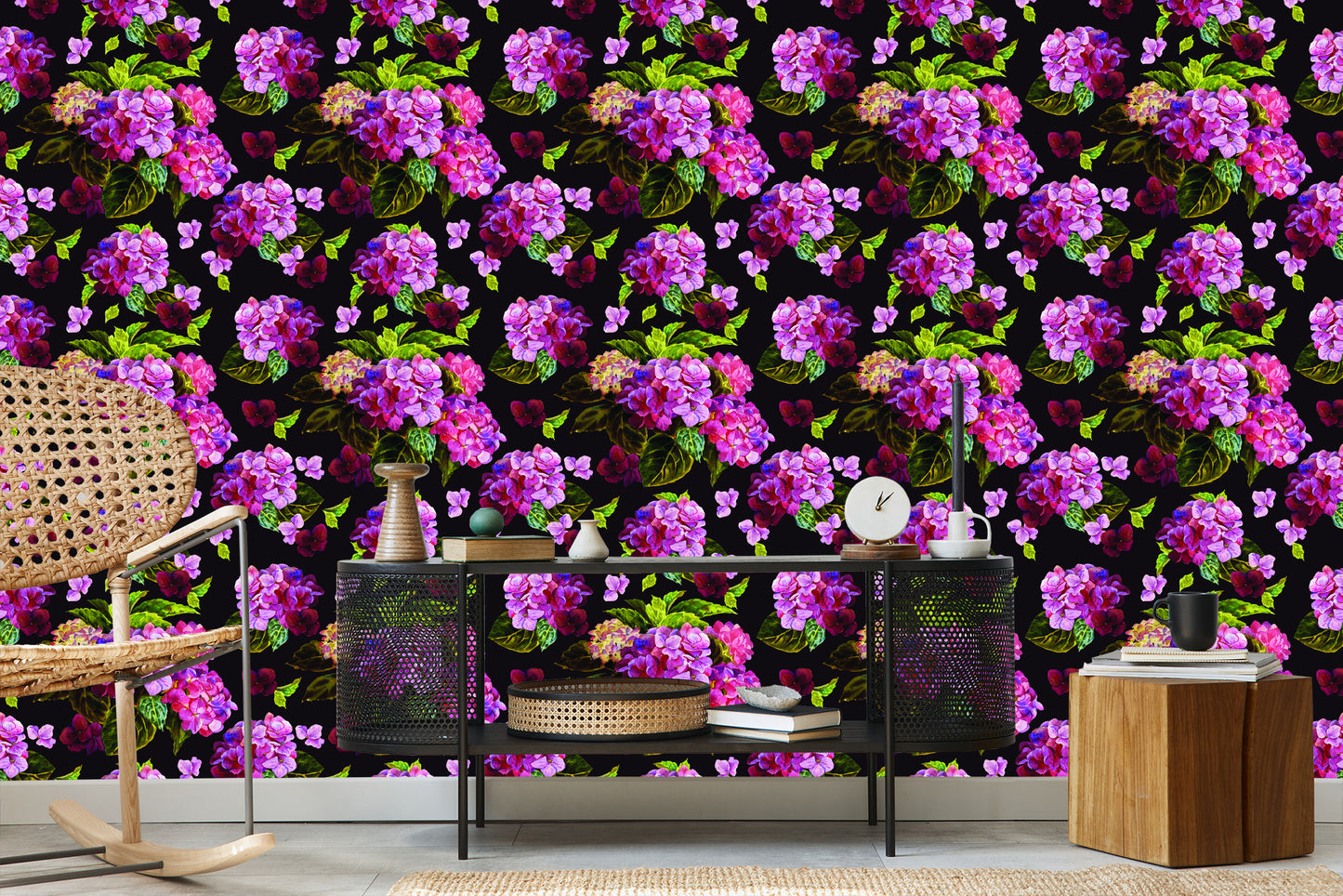 Wallpaper Peonies With Green Leaves