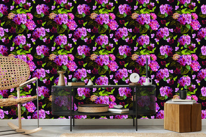 Wallpaper Peonies With Green Leaves