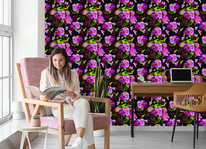 Wallpaper Peonies With Green Leaves
