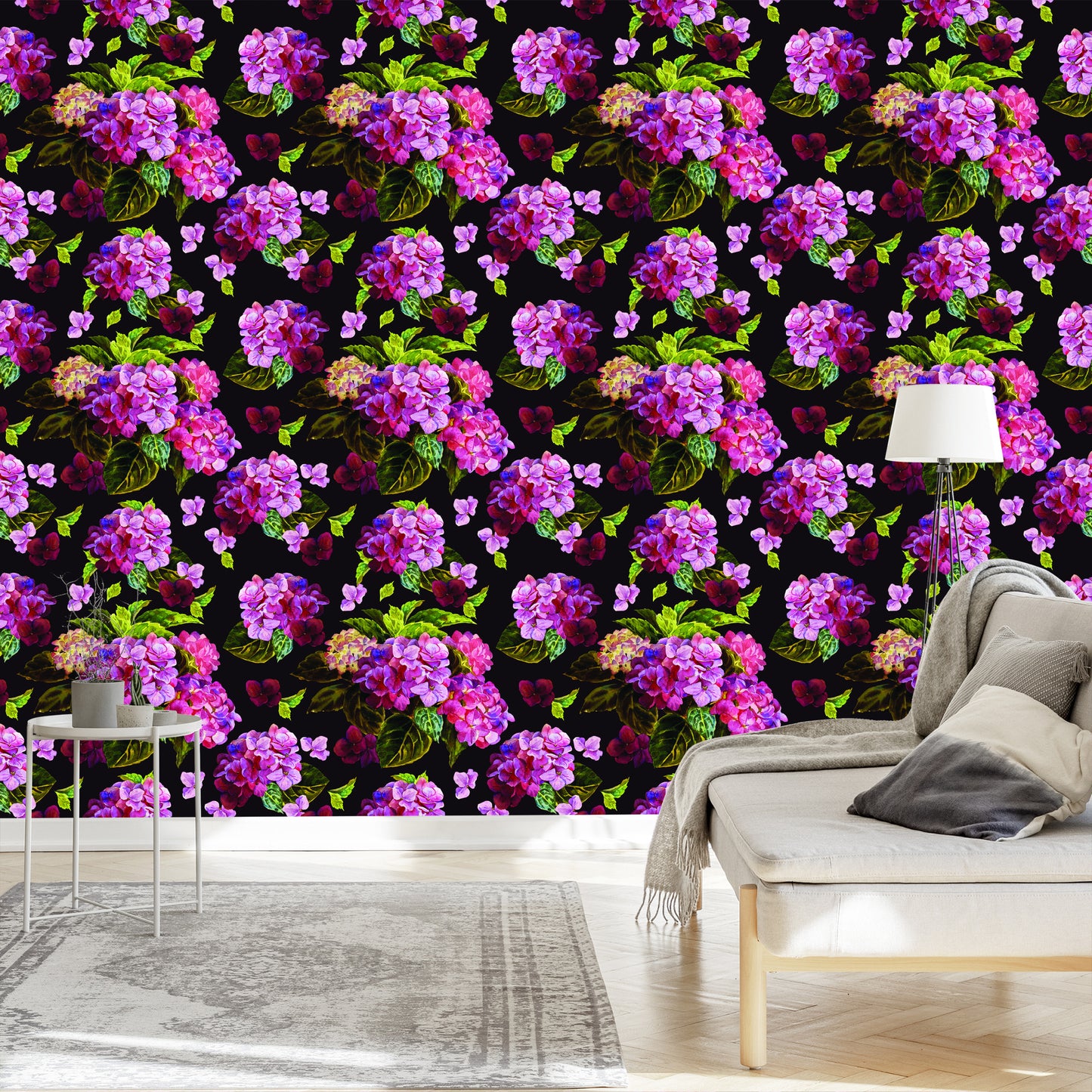 Wallpaper Peonies With Green Leaves