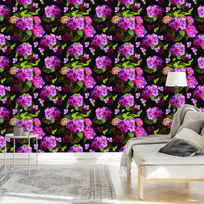 Wallpaper Peonies With Green Leaves