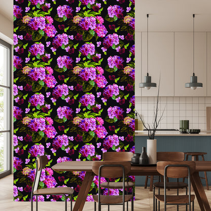 Wallpaper Peonies With Green Leaves
