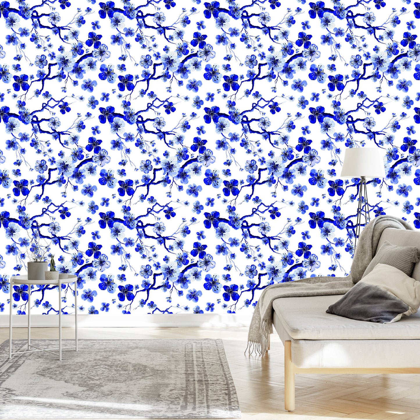 Wallpaper For The Bedroom Cherry Blossoms Twigs Plants 3D