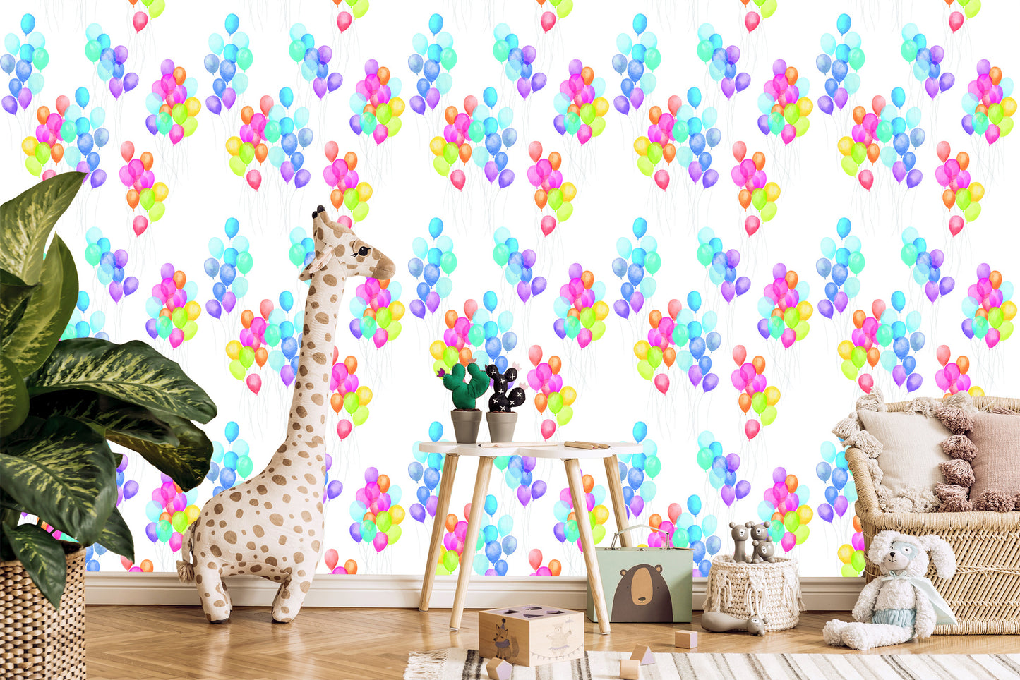 Wallpaper Colorful Balloons