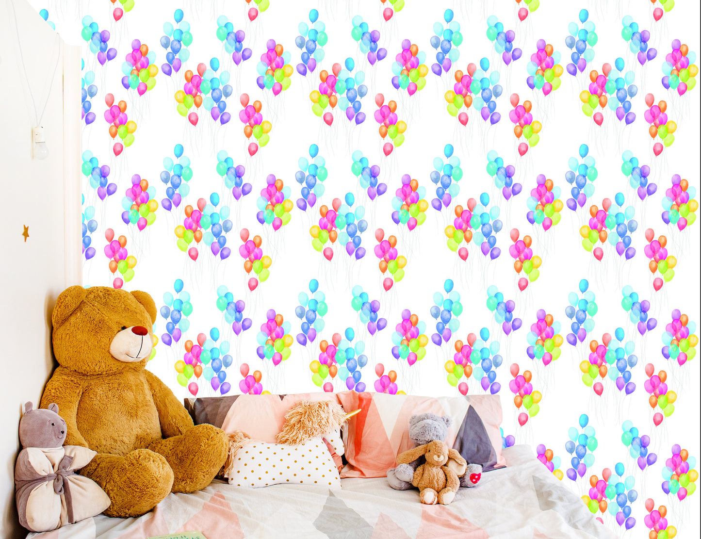 Wallpaper Colorful Balloons