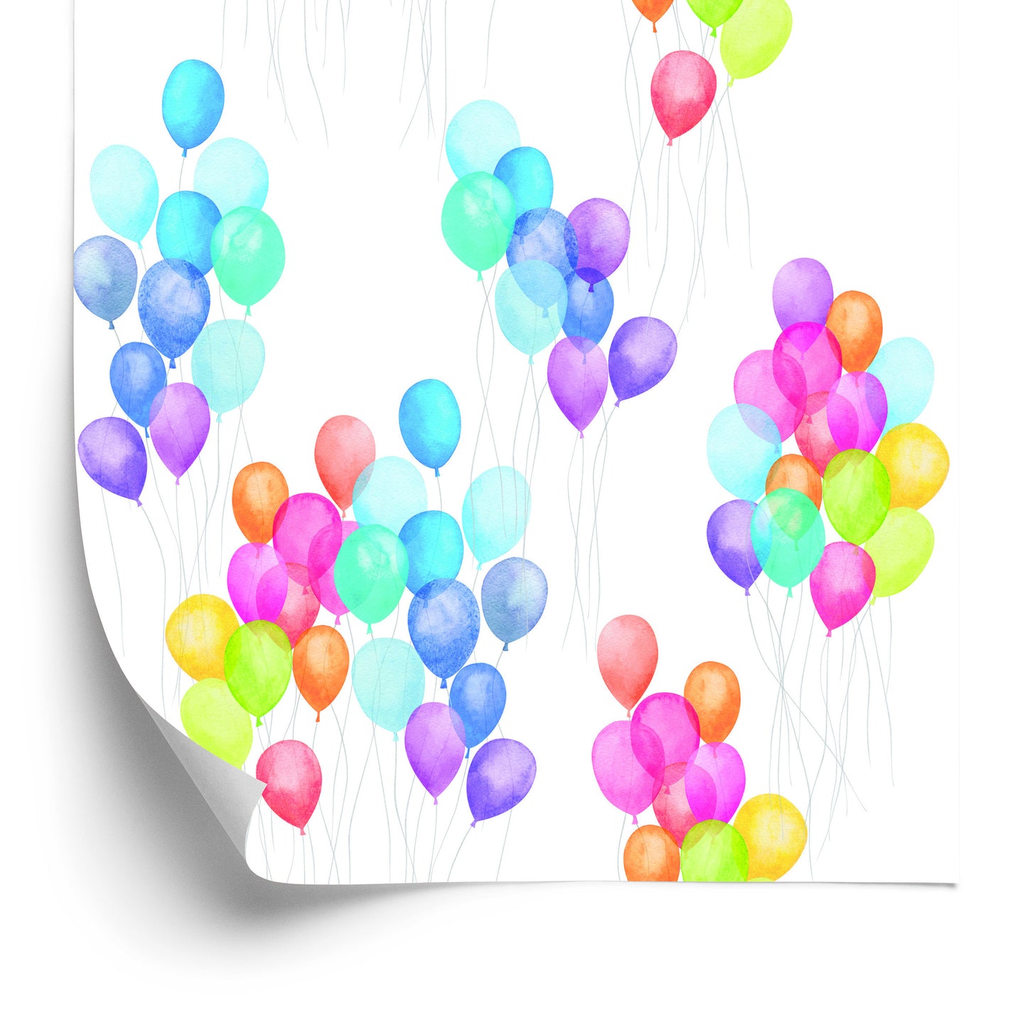 Wallpaper Colorful Balloons
