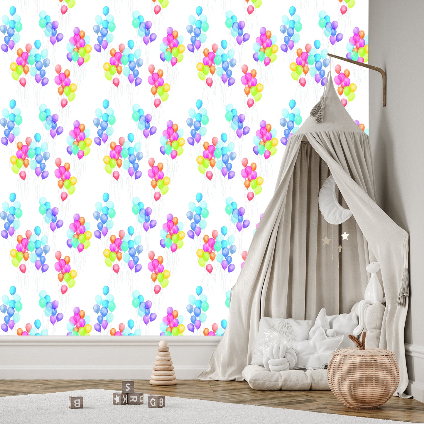 Wallpaper Colorful Balloons