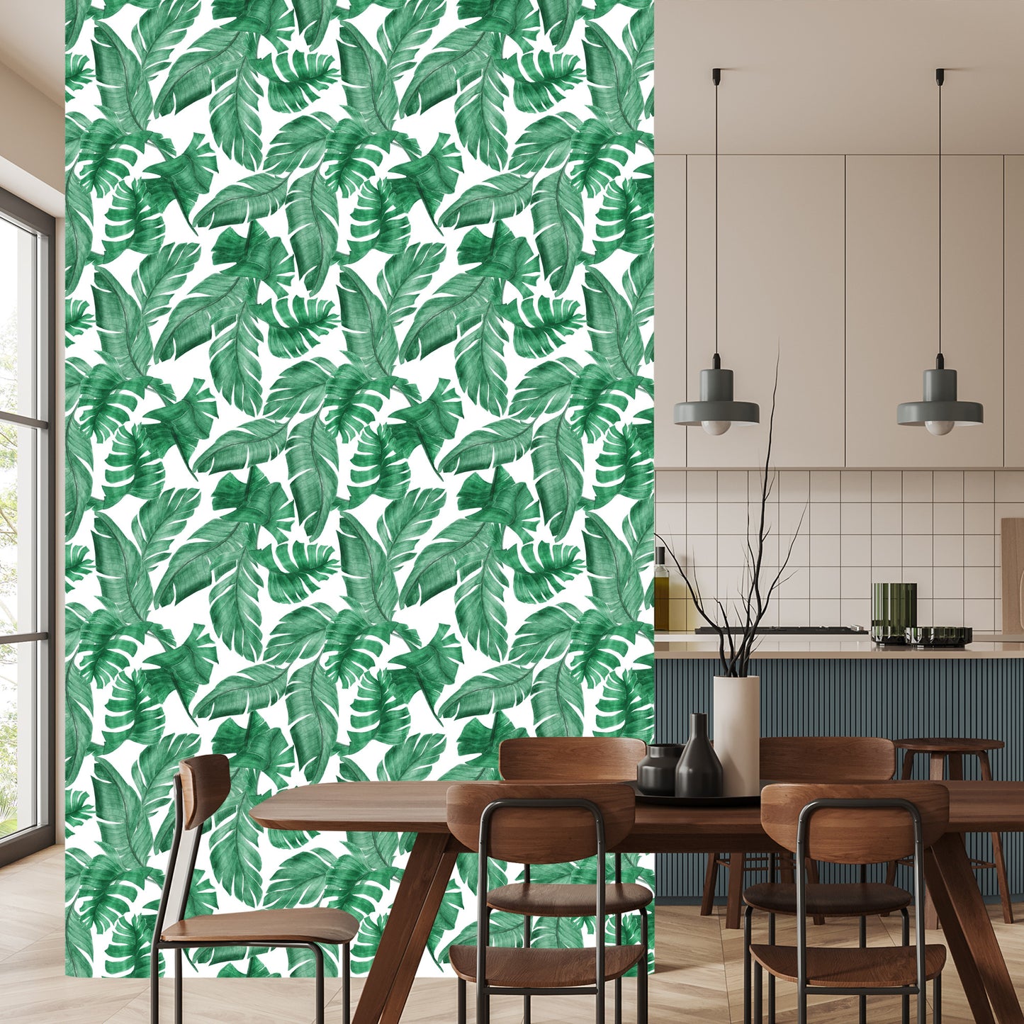 Wallpaper Banana Leaves