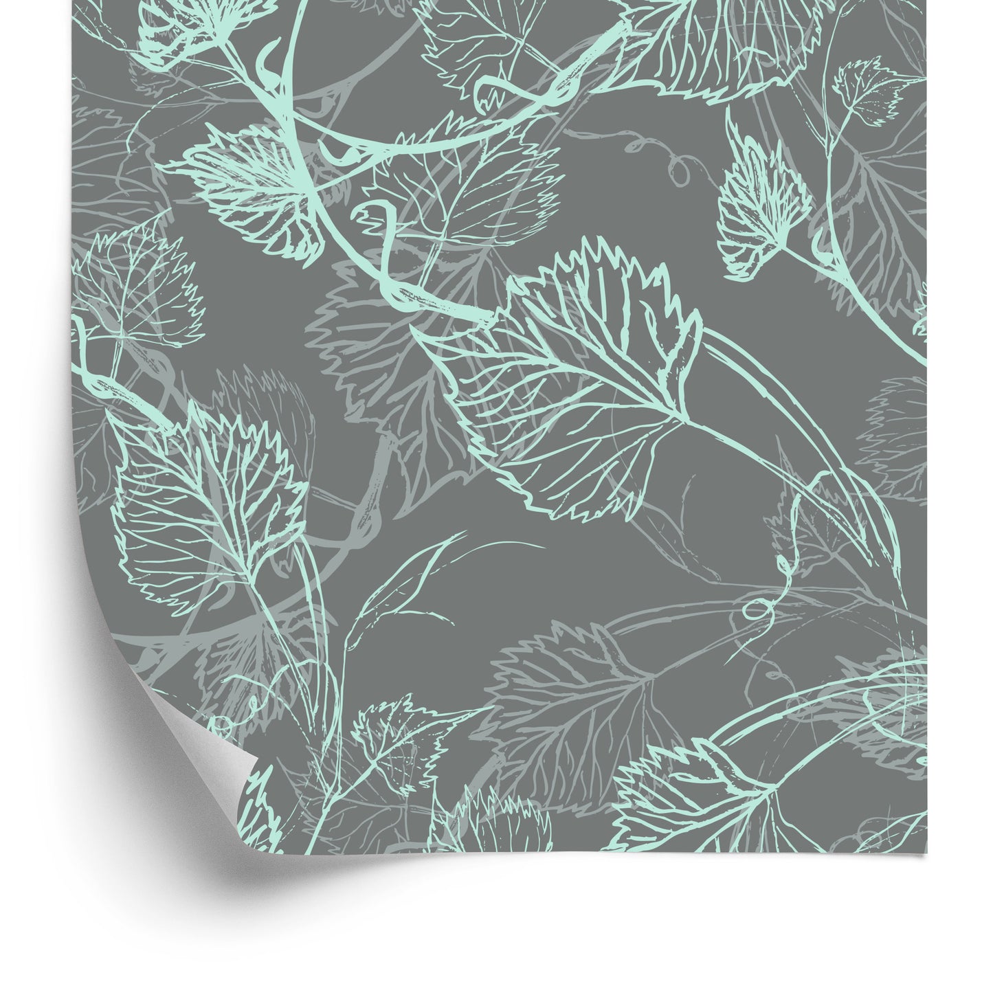 Wallpaper Grape Leaves