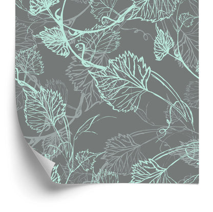 Wallpaper Grape Leaves
