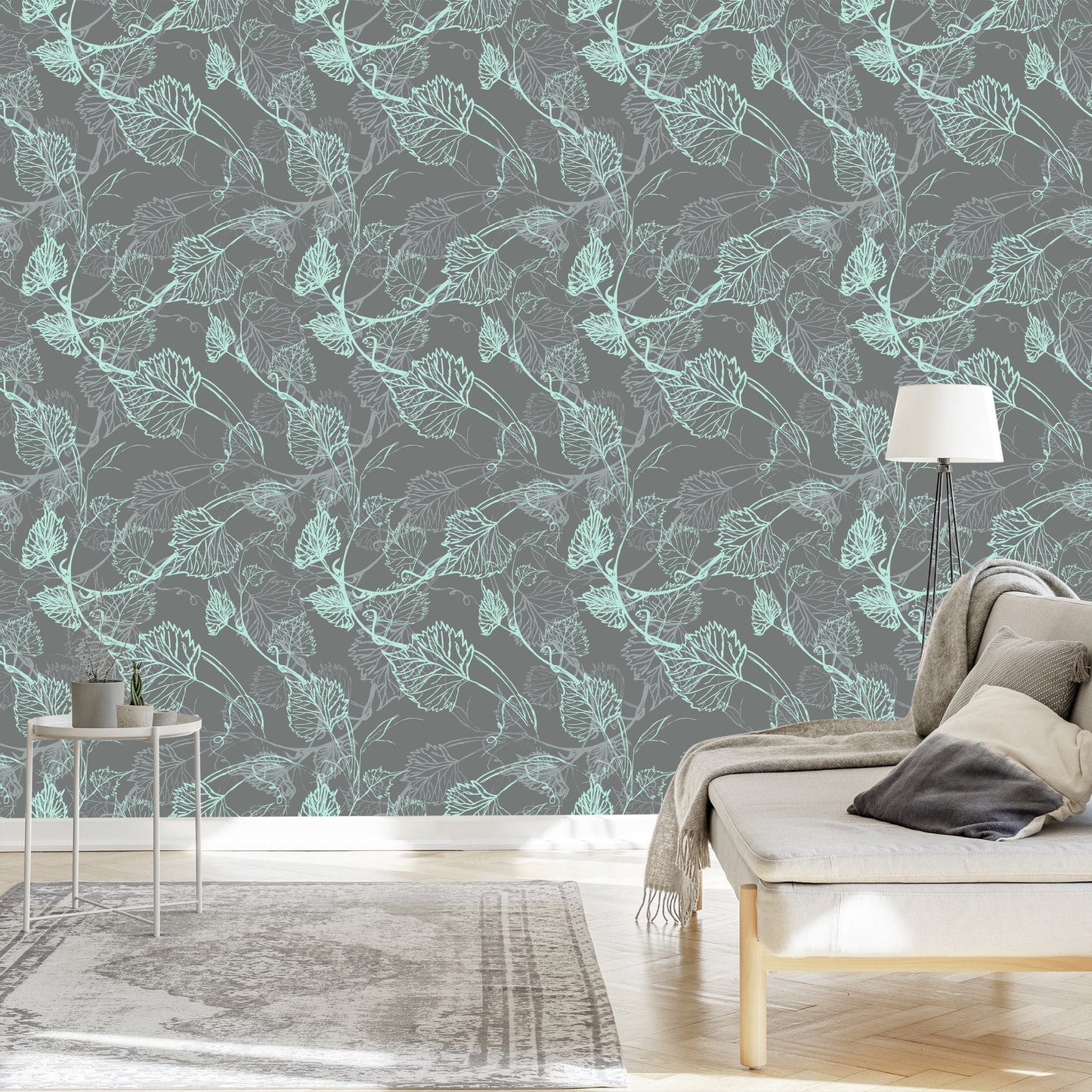 Wallpaper Grape Leaves