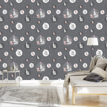 Wallpaper Teddy Bears And Elephants