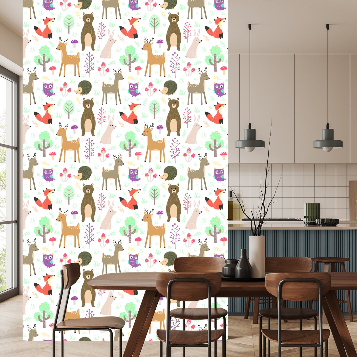 Wallpaper For Children - Forest Animals