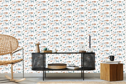 Wallpaper For Children - Forest Animals