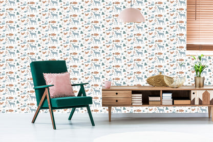 Wallpaper For Children - Forest Animals