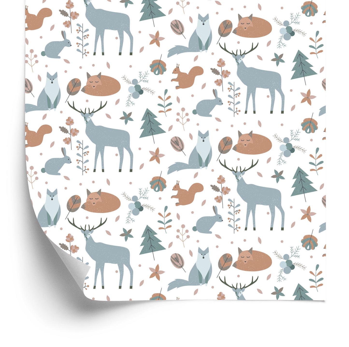 Wallpaper For Children - Forest Animals