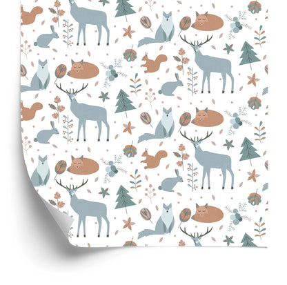 Wallpaper For Children - Forest Animals