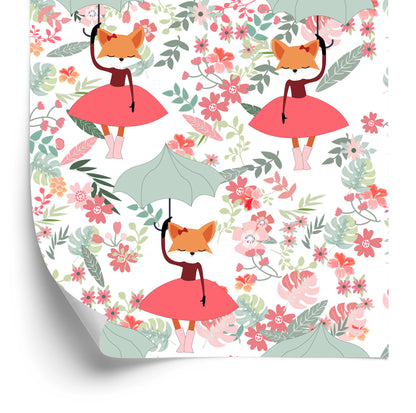 Wallpaper Princess Foxes