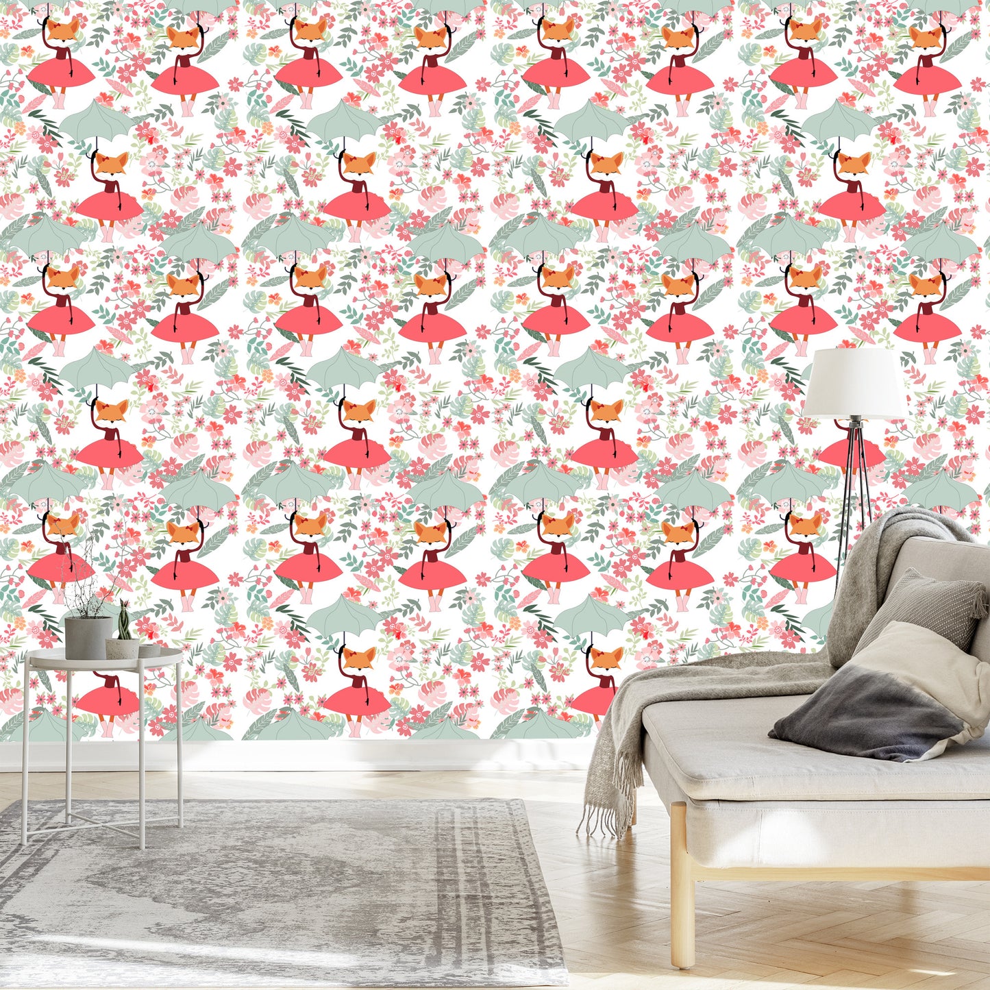Wallpaper Princess Foxes