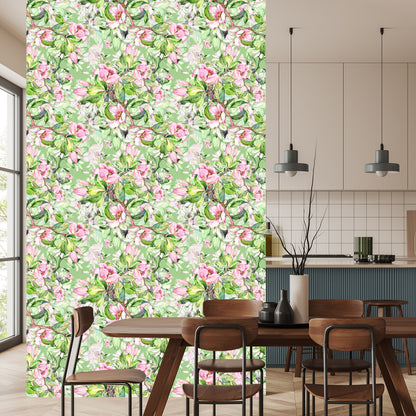 Wallpaper Watercolour Spring Flowers
