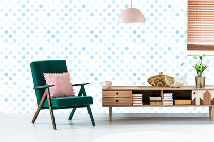 Wallpaper Blue Pastel Circles