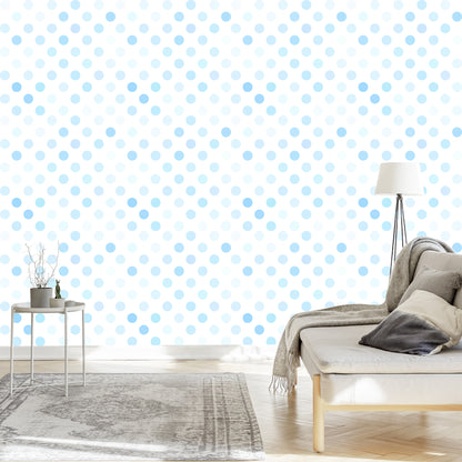 Wallpaper Blue Pastel Circles