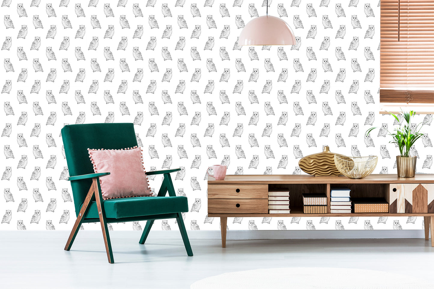 Wallpaper Friendly Owls