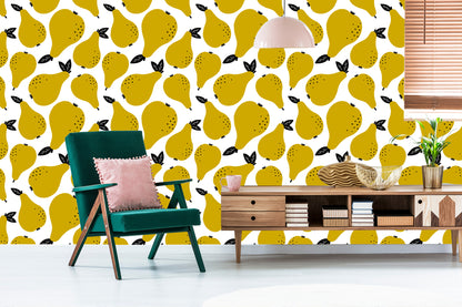 Wallpaper For The Kitchen - Pears