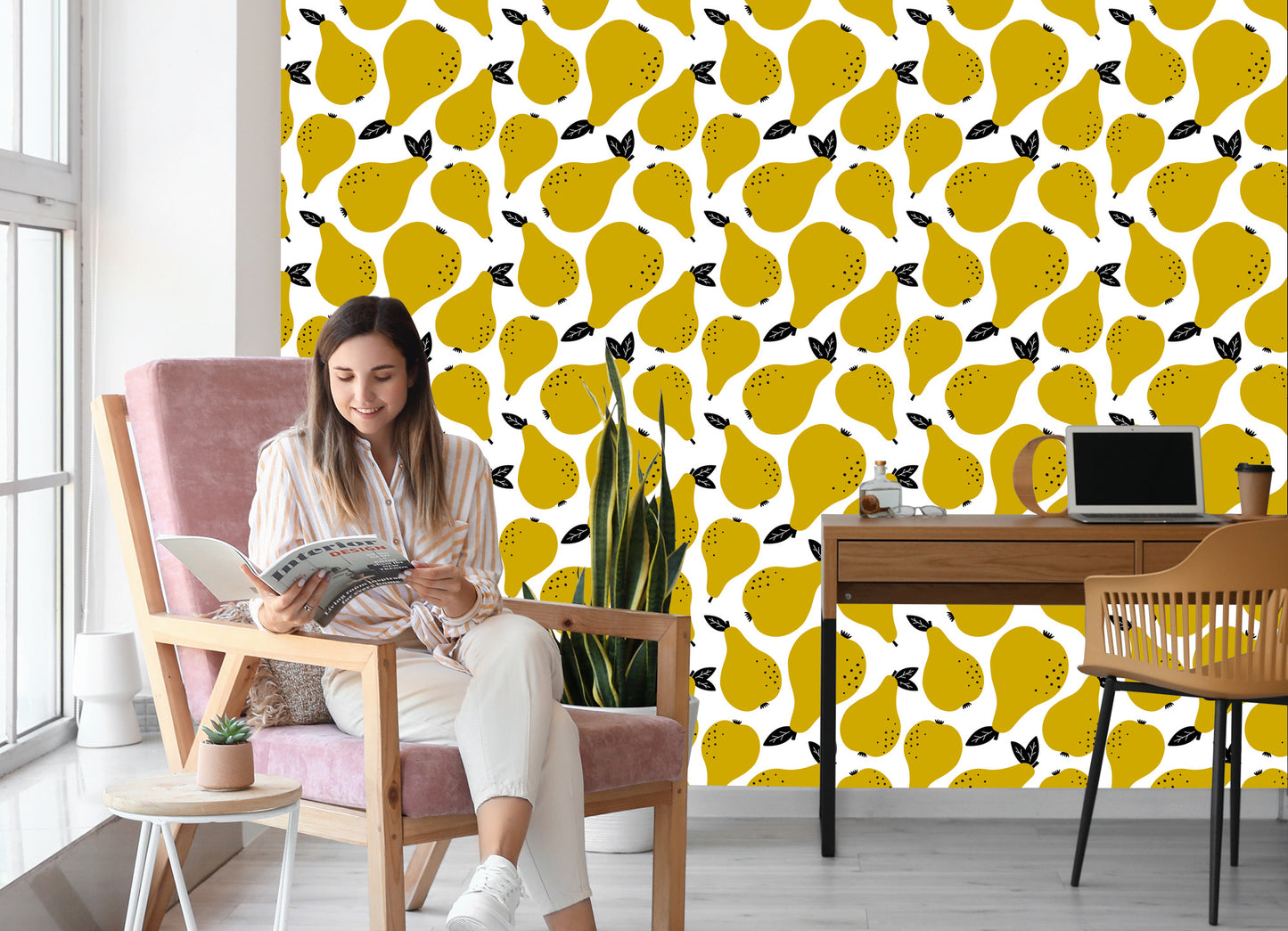 Wallpaper For The Kitchen - Pears