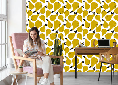 Wallpaper For The Kitchen - Pears