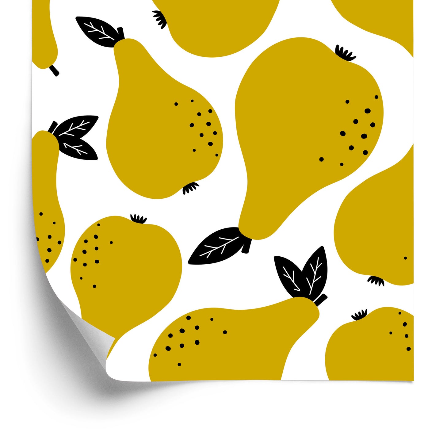 Wallpaper For The Kitchen - Pears