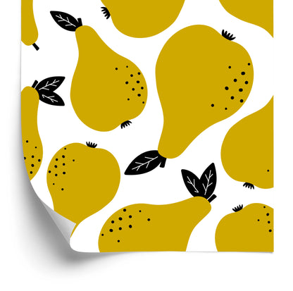 Wallpaper For The Kitchen - Pears