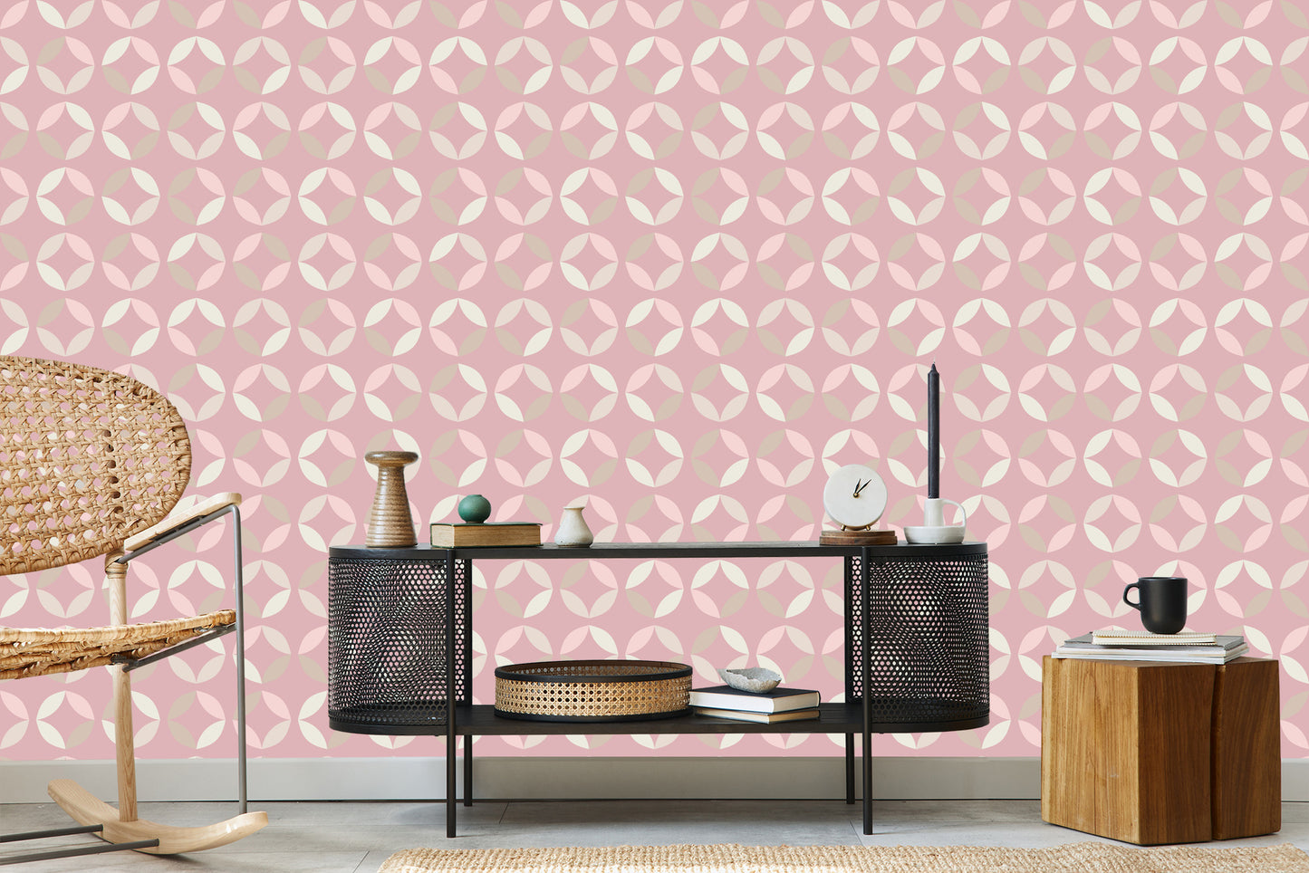 Wallpaper Pastel Geometric Patterns