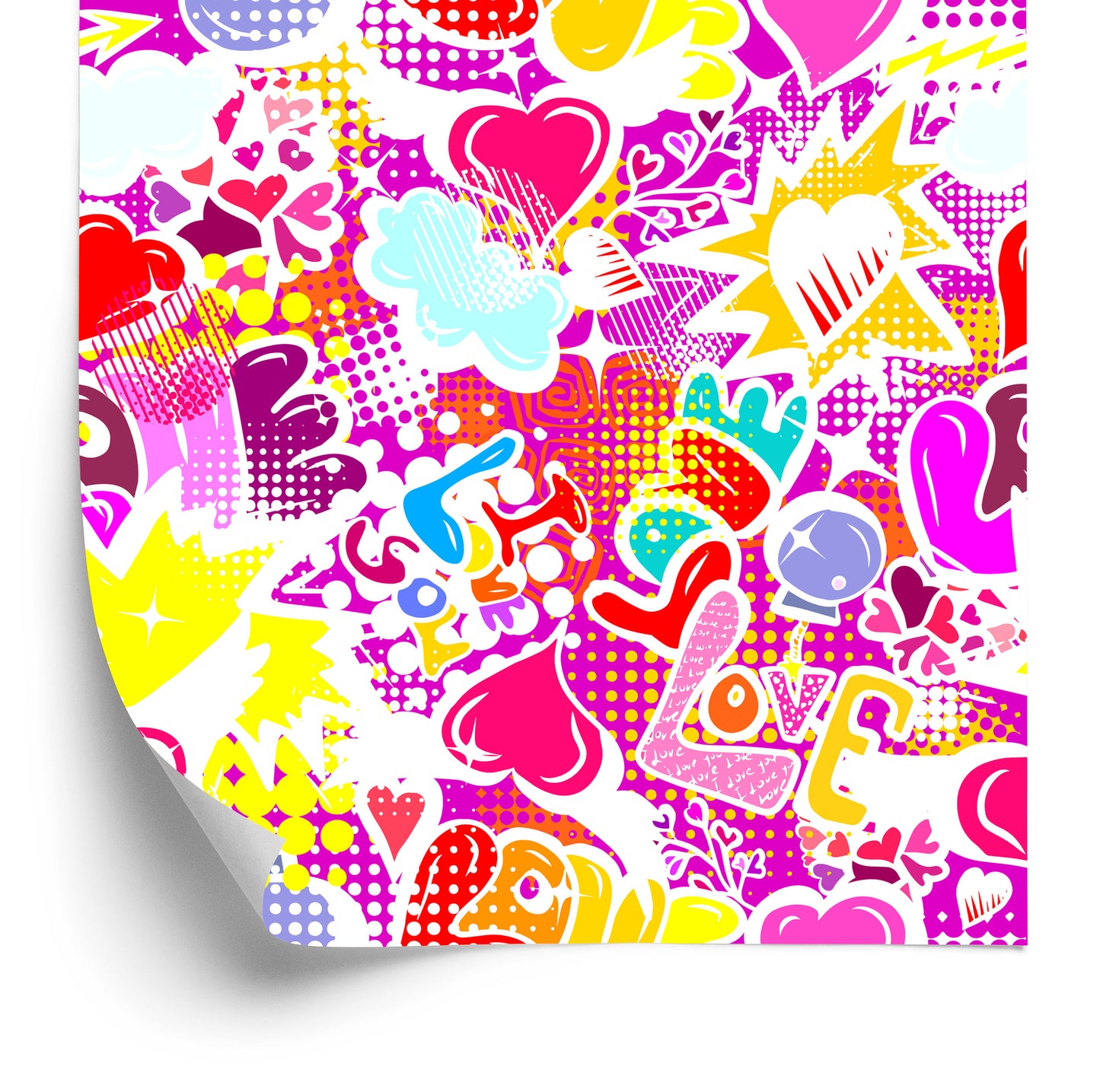 Wallpaper Pink Graffiti