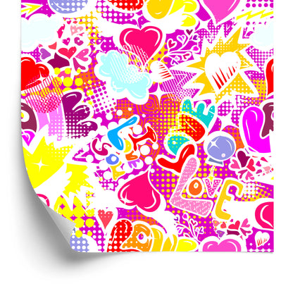 Wallpaper Pink Graffiti