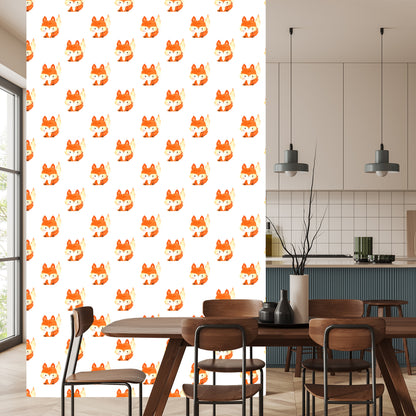 Wallpaper Lovely Watercolor Foxes