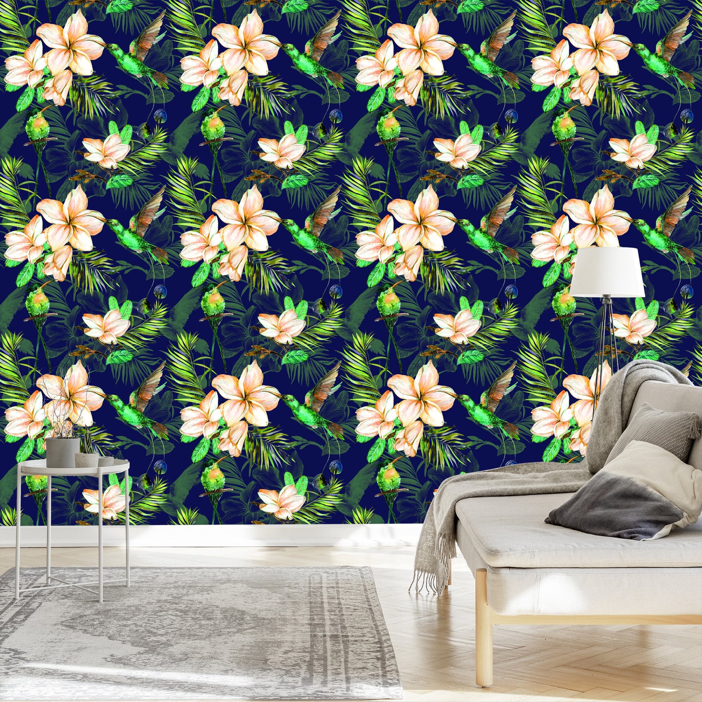 Wallpaper Tropical Plants And Birds