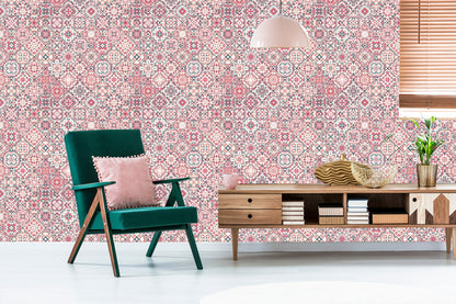 Wallpaper Colorful Mosaic In Oriental Style
