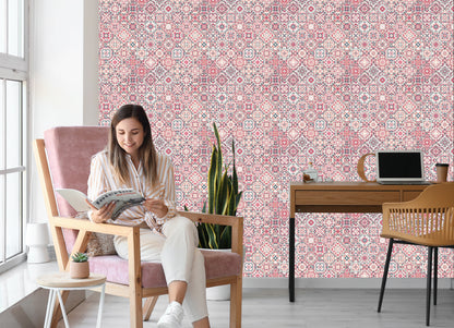 Wallpaper Colorful Mosaic In Oriental Style