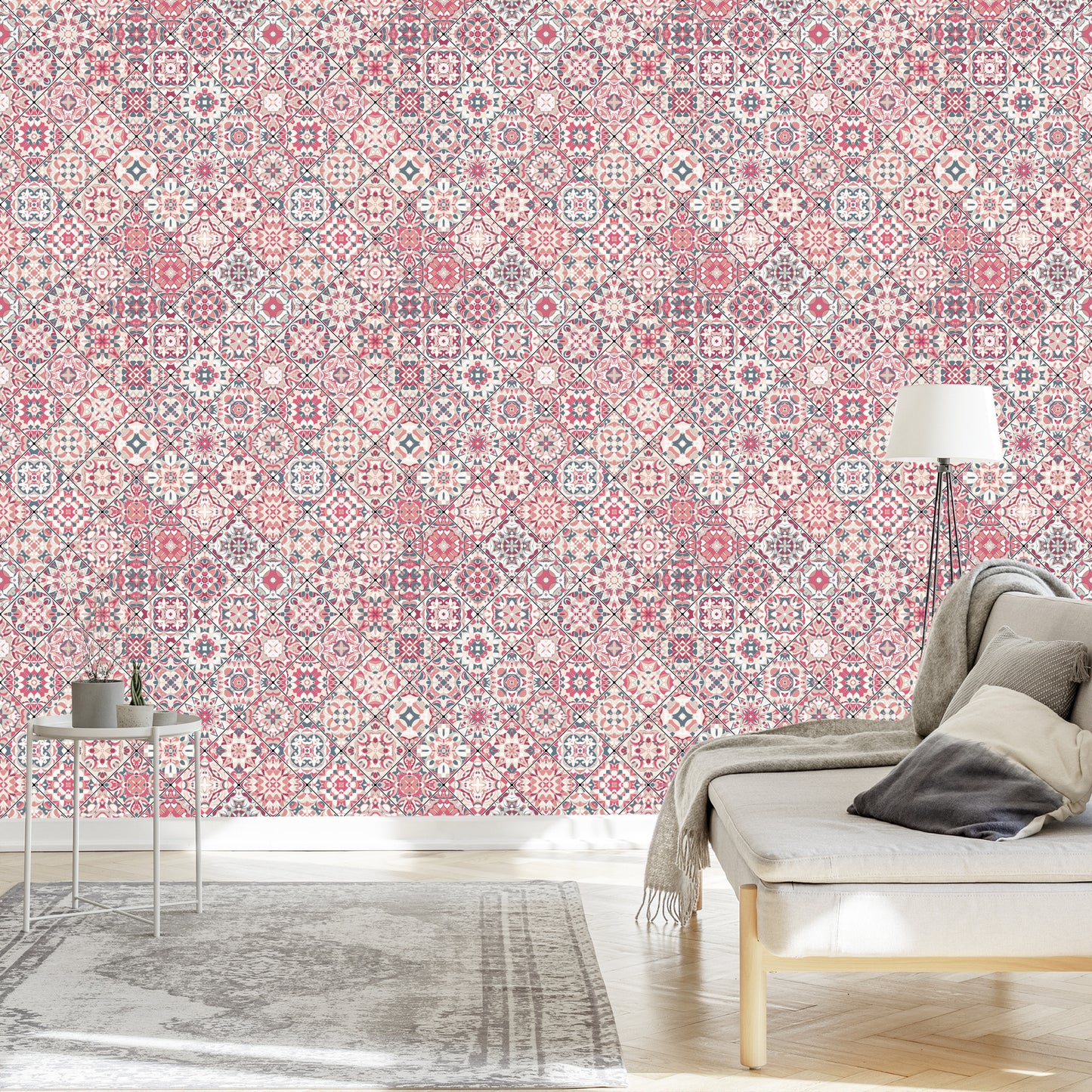 Wallpaper Colorful Mosaic In Oriental Style