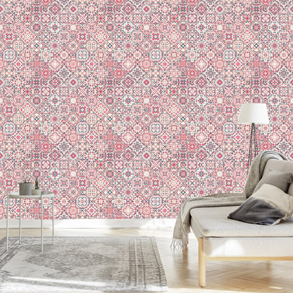 Wallpaper Colorful Mosaic In Oriental Style