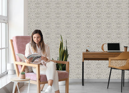 Wallpaper Wall Elegant Mosaic Living Room Office