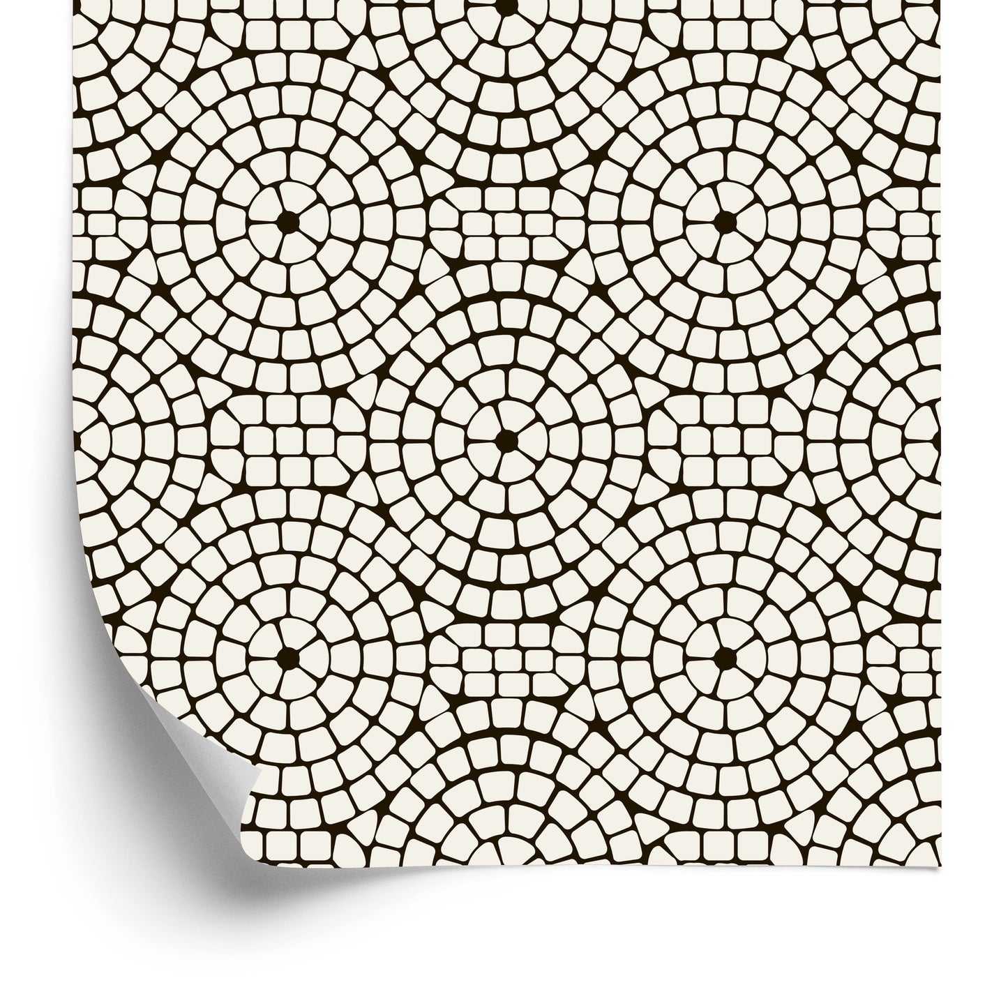 Wallpaper Wall Elegant Mosaic Living Room Office