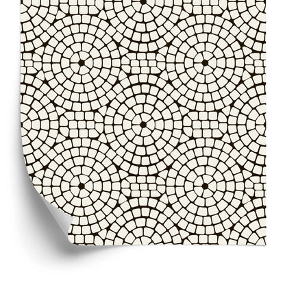 Wallpaper Wall Elegant Mosaic Living Room Office