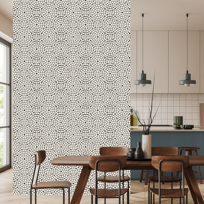Wallpaper Wall Elegant Mosaic Living Room Office