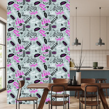 Wallpaper Girlish Typography