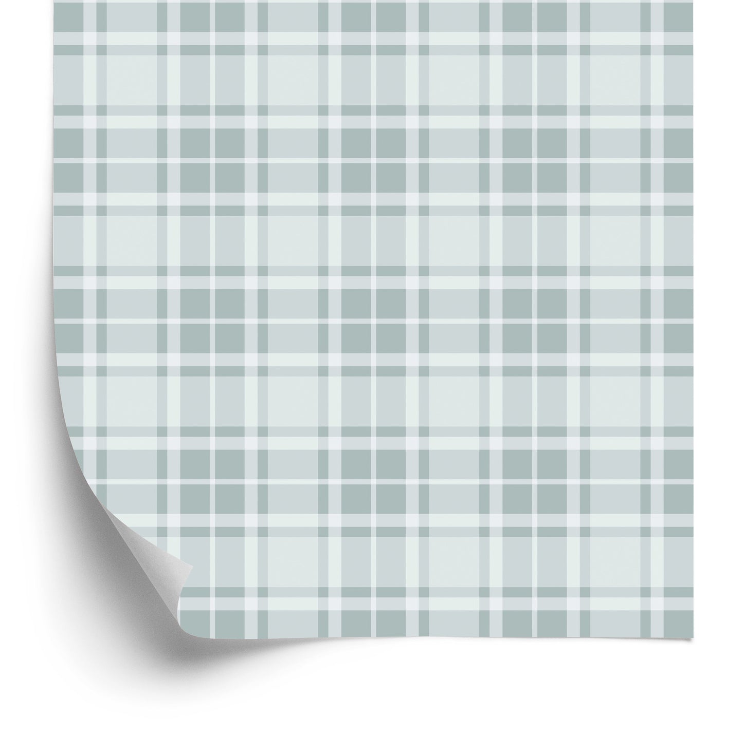 Wallpaper Classic Gray Scottish Plaid