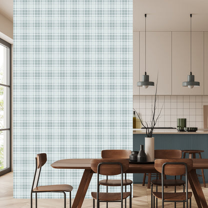 Wallpaper Classic Gray Scottish Plaid