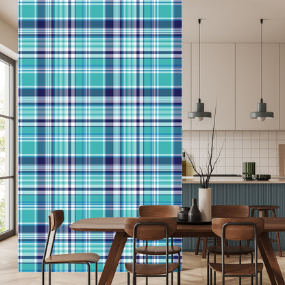 Wallpaper Geometric Modern Plaid For Living Room